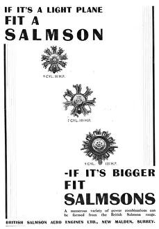 Salmson: British Salmson Radial Aero Engines