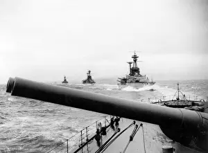 Resolution: British ships during the Battle of Jutland, WW1