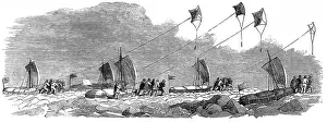 Franklins: British Sledge Party, Arctic, 1850