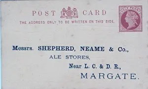 Advertisers: British smaller Inland Postcard
