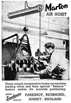 Smallpiece: British Smallpiece MARTON Air Hoist