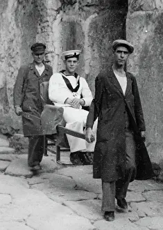Vindictive: A British soldier from the Navy ship