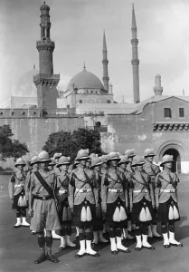 Spats: British soldiers in Cairo, ca. 1930's