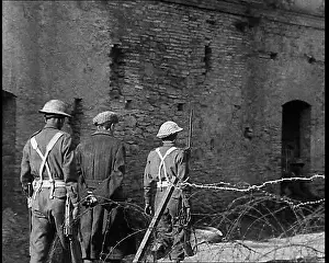 Interrogation: British Soldiers Escorting a Fascist Prisoner