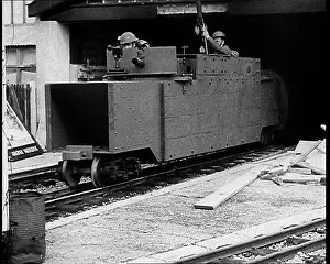 Improvised: British Soldiers Operating an Improvised Armoured