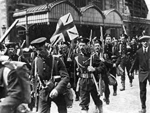 Ostende: British soldiers in Ostende, 1914