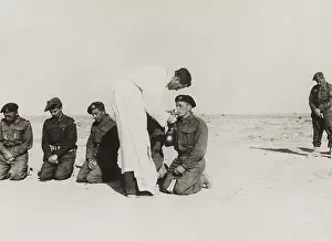 Lcgr1310: British soldiers receive Holy Communion in the