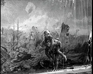 British Pathé Ltd: British Soldiers Recreating Battle Scenes In