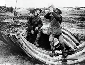 Corrugated: British soldiers on Western Front, WW1