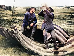 Corrugated: British soldiers on Western Front, WW1