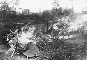 Passchendaele: British Sopwith triplane crash, Passchendaele, WW1