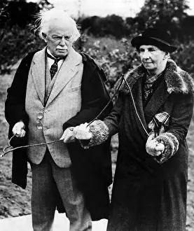 Wyllie: British Statesman Lloyd George and Mrs. ?