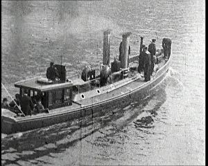 Pinnace: A British Steam Pinnace Transporting Sailors