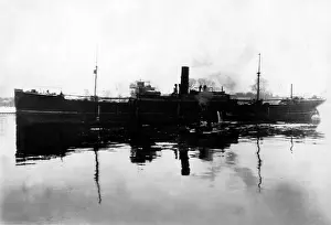 Swinemunde: British steamer Jarrow, 1917
