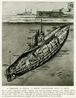 Periscope: BRITISH SUB IN SECTION