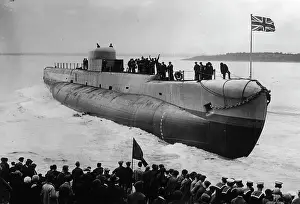 A British submarine. About 1935