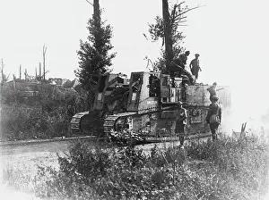 Miraumont: British supply tank 1917