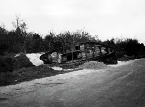 Mourmelon: British tank Lotte on the Western Front of the First World