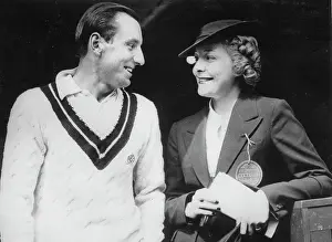 Vinson: The British tennis player Fred Perry