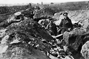 Defined: British trenches at the front