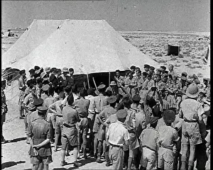 Applauding: British Troops Applauding Winston Churchill