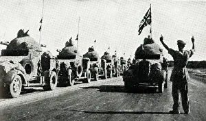 Iran: British troops enter Teheran, Iran, WW2