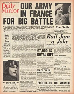 Brtish: British troops fighting in France