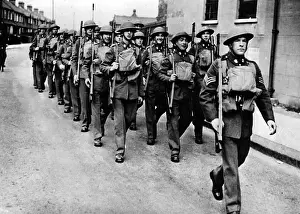 Stationed: British troops in France