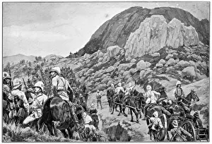 Spion: British troops going to the attack on Spion Kop