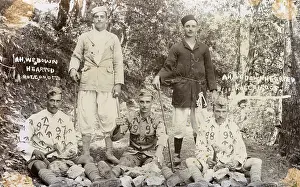Puttee: British troops in India pretend to be rock-breaking convicts