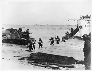 56th: BRITISH TROOPS LAND