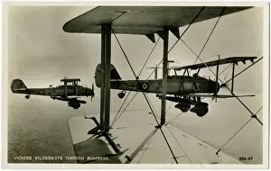 Wildebeest: British Vickers Vildebeest biplanes in flight