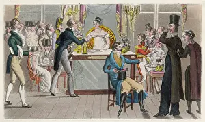 Mille: British visitors in a cafe, Paris