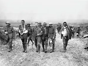 Bernafay: British wounded 1916