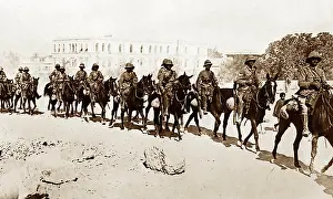 Yeomanry: British Yeomanry in Damascus during the First World War
