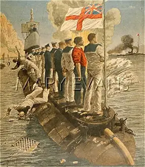 Illegally: BRITSH SUB RUNS AGROUND