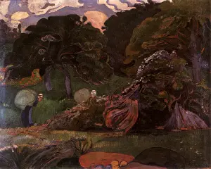 Breton: Brittany Landscape, by Gauguin