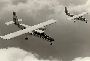 Islanders: Two Britten-Norman BN2A Islanders G-BAAE and N20JA
