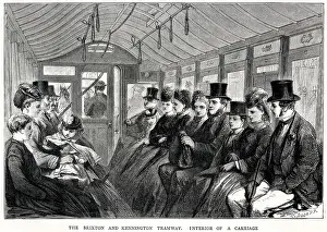 Brixton: Brixton Station and Kennington Gate tramway 1870