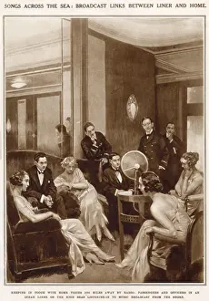 Broadcasts: Broadcast Links Between Liner and Home 1923