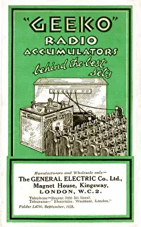 Accumulator: broadcast, radio, rechargeable battery, made