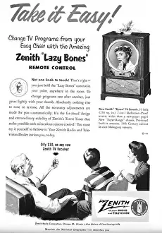 Zenith: broadcast, television, advertising, Zenith remote
