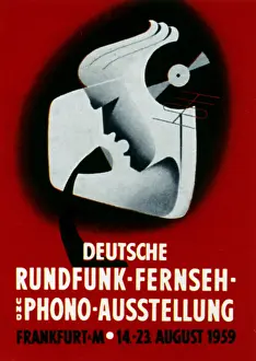 Phono: broadcast, television, poster German Broadcast