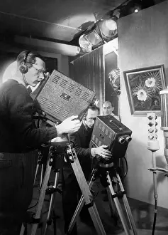 Rundfunk: broadcast, television, technics, two cameras