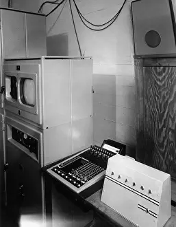 Rundfunk: broadcast, television, technics, control unit