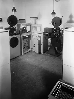 Rundfunk: broadcast, television, technics, telecine room