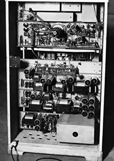 Backside: broadcast, television, technics, TV receiver