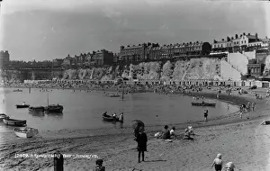 Umbrellas: Broadstairs Bay in 1919