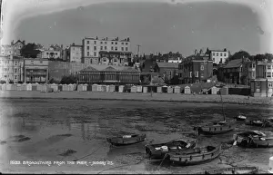 Huts: Broadstairs from the Pier