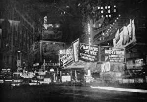 Superimposed: Broadway, New York, 1945